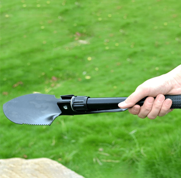 Foldable Camping Shovel with Compass image 0