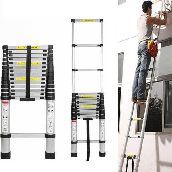 4.1 Meter Telescopic Straight Ladder image 0
