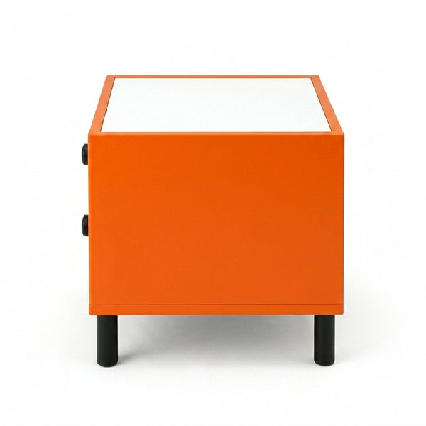 Modern 2-Drawer Bedside Nightstand