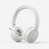 Wireless Noise Cancelling Over-Ear Headphones with a sleek white design and comfortable fit.