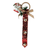 Festive Christmas Door Hanger with Bells 45 cm featuring decorative bells and seasonal greenery.