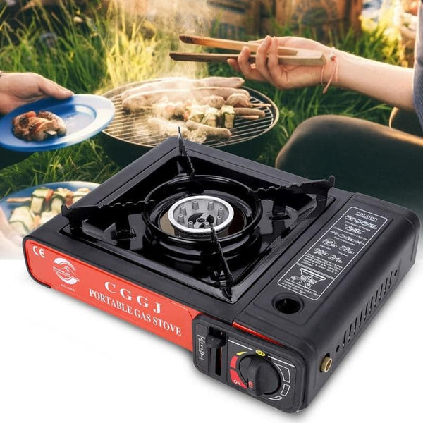 Perfect Dealz Portable Camping Gas Stove - Single Burner Canister with Case