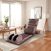 Full Body & Foot Vibration Massage Mat Pad with Heat in a modern living room setting.