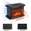 Perfect Dealz 1000W Mini Electric Fireplace Heater with Remote Control