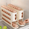 Perfect Dealz Self-Rolling Fridge Egg Tray for Space-Saving Storage