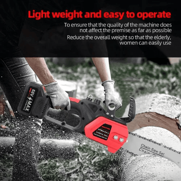 Perfect Dealz PowerMax 12-Inch Cordless Electric Chainsaw