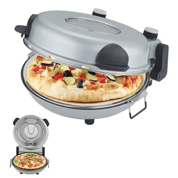 1000W Silver Electric Pizza Bread Maker image 1