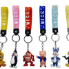 PVC Rubber Cartoon Keyring image 5