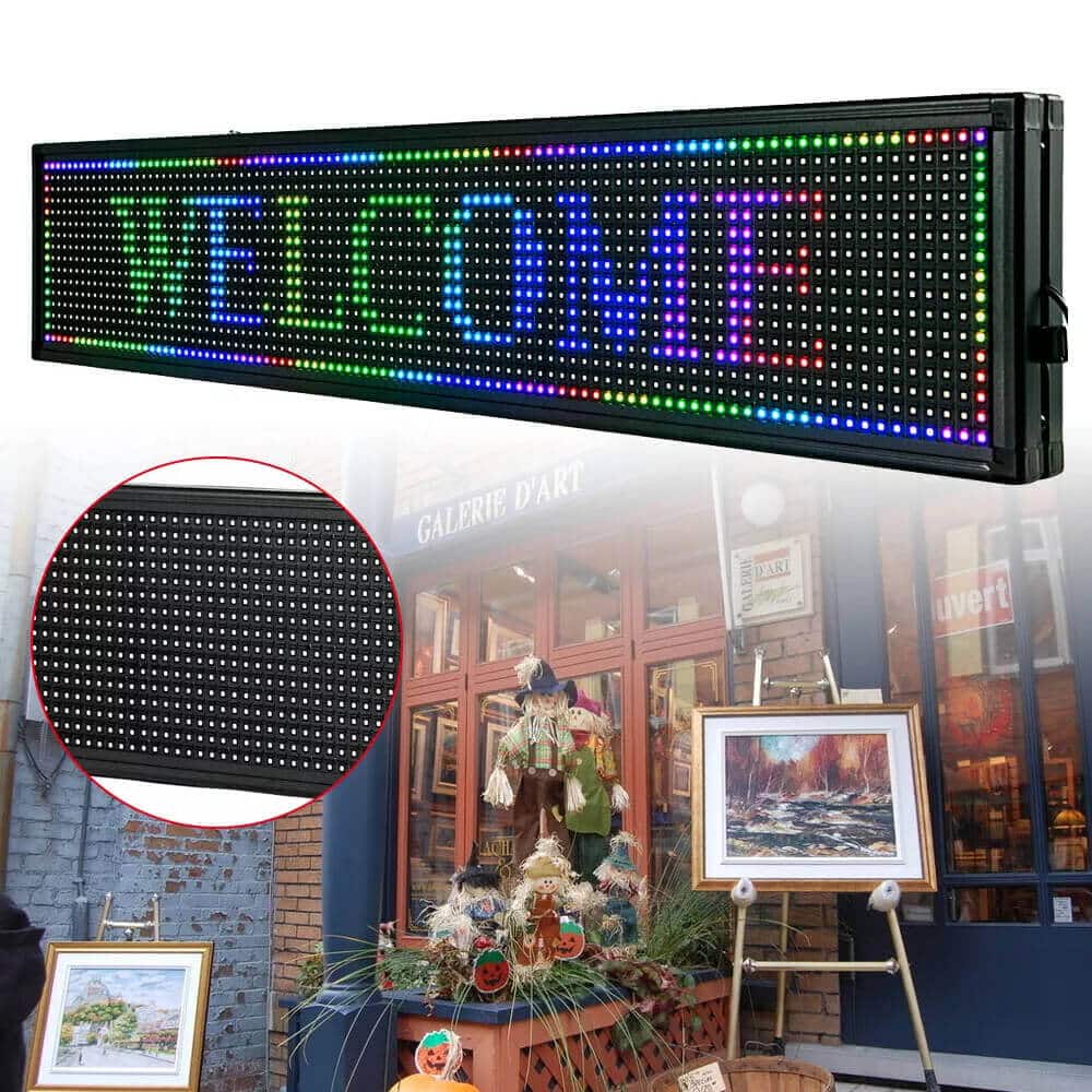 Multicolor Led Sign Smart Wi-Fi Led Multicolor Sign – Perfect Dealz