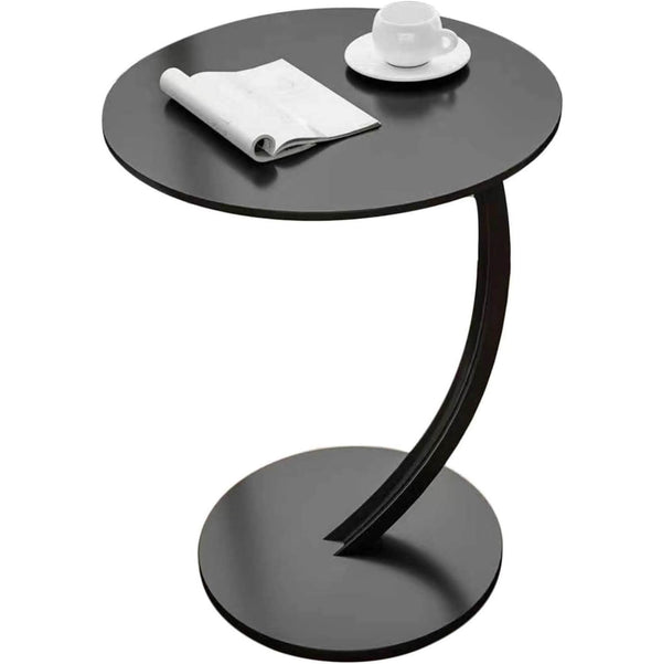 Wooden C-Shape Frame Coffee Table image 1