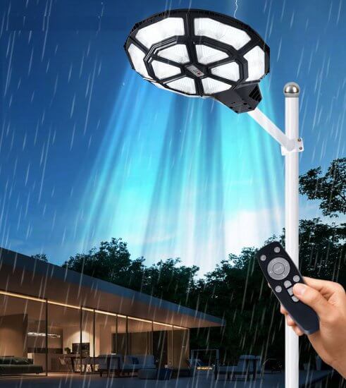 500W Solar Powered LED Walkway Light image 0