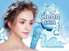 Collagen Protein Hydrating Face Cleanser 150ml with clean skin concept and model showcasing hydration and freshness.