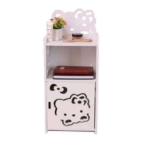 Perfect Dealz Assemble Wooden Side Table Small Cabinet For Kids