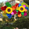 Garden Decor Rainbow Sunflower Windmill image 4