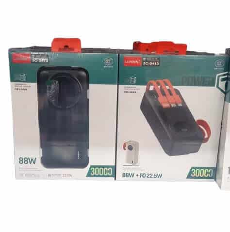 30000mAh Built-in Cable Power Bank image 2