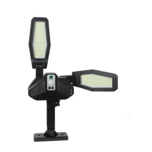 Solar Motion Wall Light - Energy Efficient Outdoor Security with adjustable LED panels for optimal outdoor lighting.