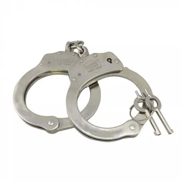 Heavy Duty Police Handcuffs with 2 Keys image 1