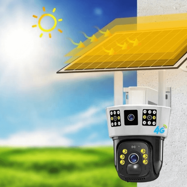 Perfect Dealz 4K PTZ 4G Solar Powered CCTV Security Camera