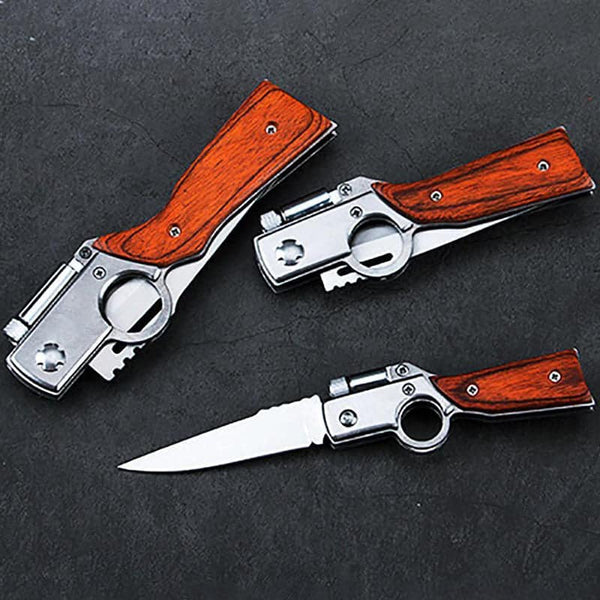 Pocket Folding Knife with LED Light image 0