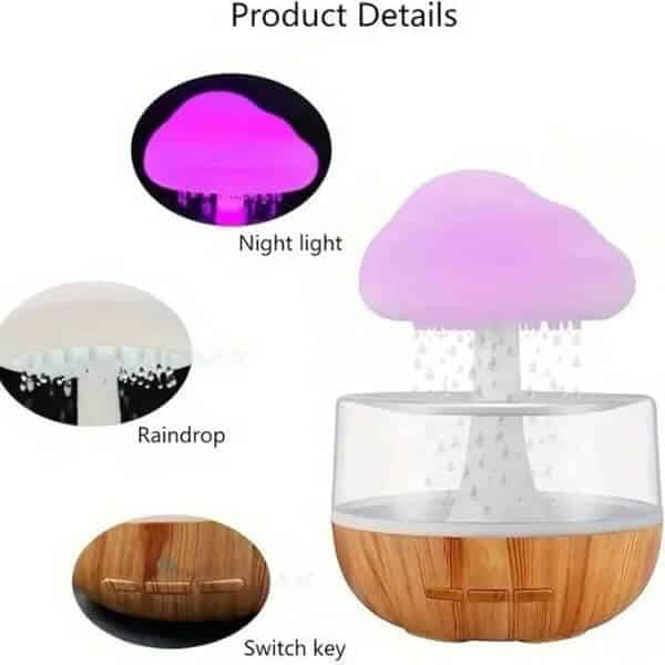 Color Changing Rain Cloud Humidifier image 2