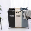 Perfect Dealz 3 Compartment Laundry Hamper Collapsible Aluminium Basket