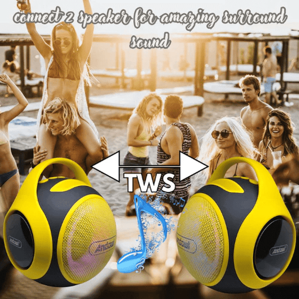 Perfect Dealz Portable Karaoke Speaker Set with Dual Mini Microphones