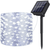 Solar LED Fairy String Lights - 20m on a spool with solar panel for outdoor lighting decor.