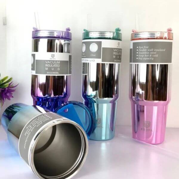 Perfect Dealz 800ml Stainless Steel Rainbow Tumbler