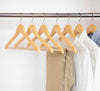 Set of 10 Wooden Hangers image 0