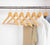 Set of 10 Wooden Hangers image 0