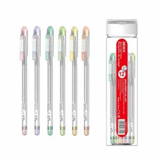 Perfect Dealz Set of 12 Semi-Gel Pens 0.7