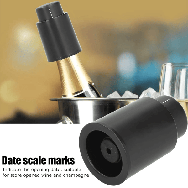 Perfect Dealz Time Scale Record Vacuum Wine Preserver