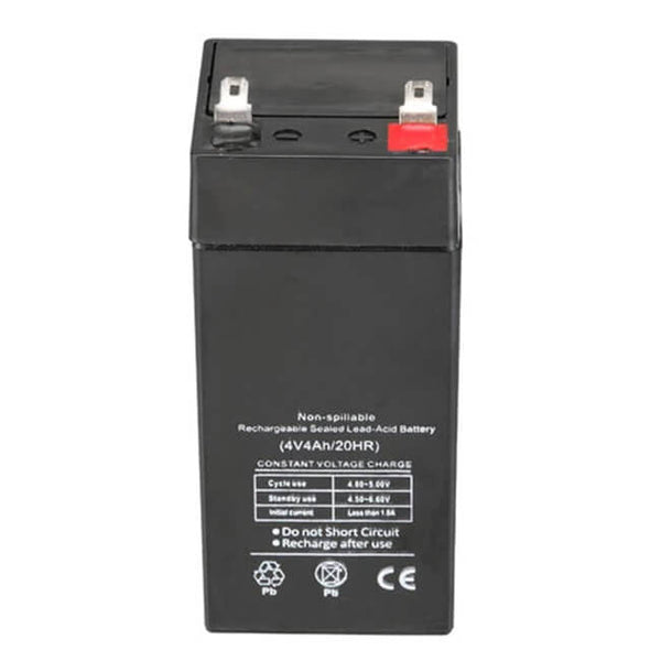 4V 4Ah Rechargeable Battery 20HR, rechargeable sealed lead-acid battery for various electronic devices.