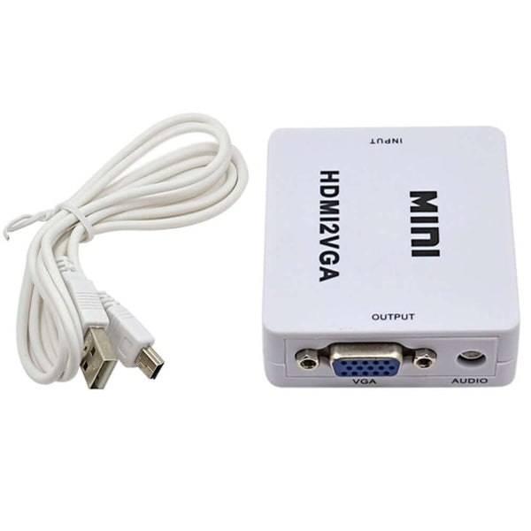 Perfect Dealz HDMI To VGA 1080P Audio Video Converter