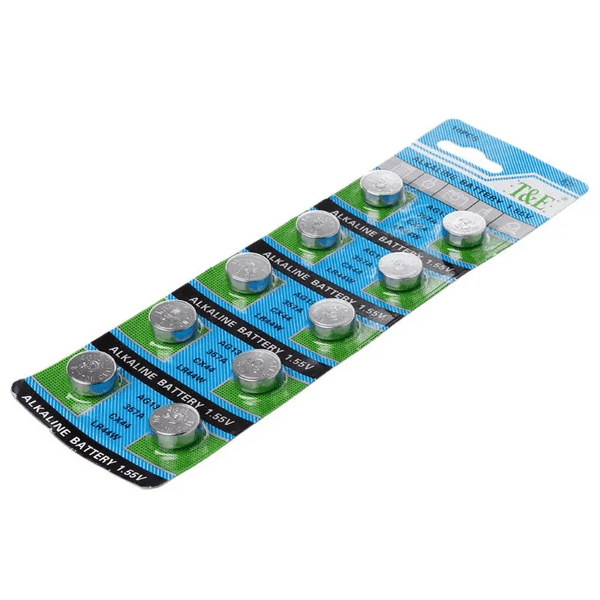 10 Piece AG13 Button Cell Batteries 1.55V image 2