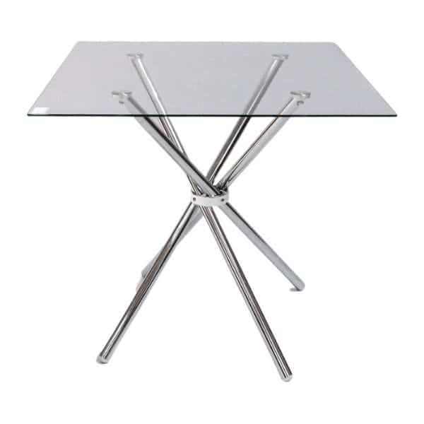 Perfect Dealz Modern Square Glass Dining Table