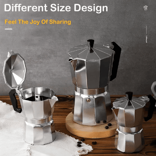 Perfect Dealz Portable Aluminum Espresso Coffee Maker