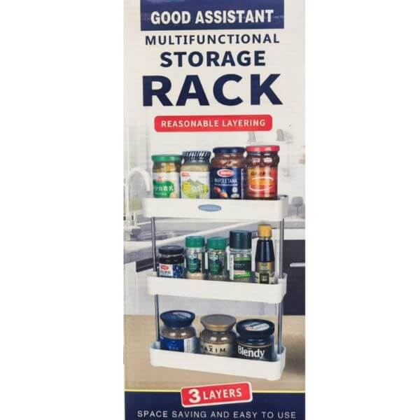 Perfect Dealz 2 Tier Rotatable Steel Can Storage Rack