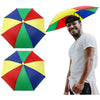 Umbrella Sunshade Foldable Hat with Elastic Band image 0