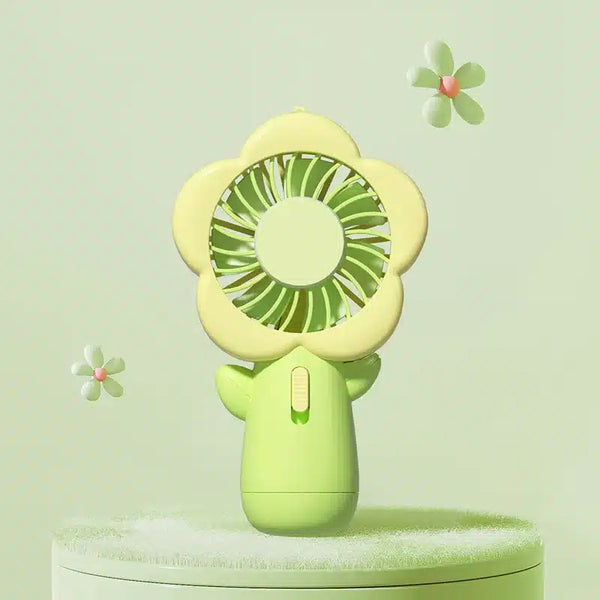 Cute Handheld Mini Flower Fan image 4