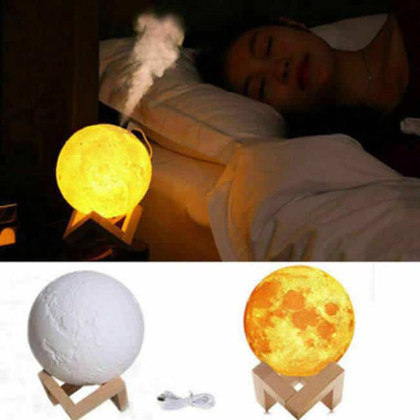 3D Moon Lamp Humidifier image 1