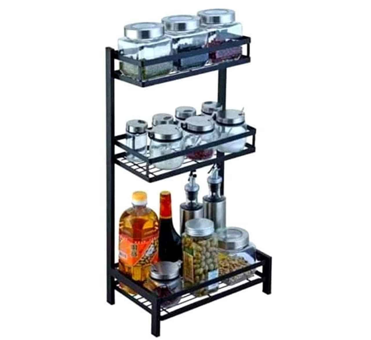 Stand Rack Storage 3 Multi Function Classy 3 Level Storage Rack | Perfect Dealz