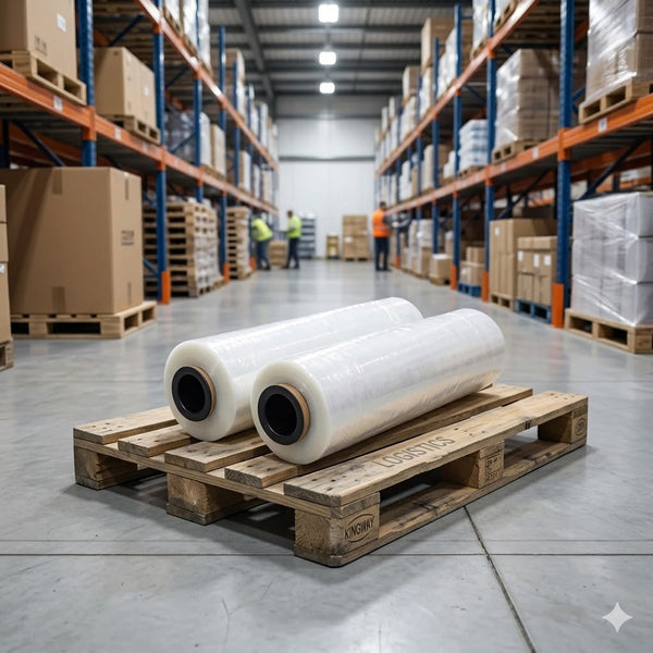 Jumbo Roll Hand Stretch Film Soft Pallet Wrap