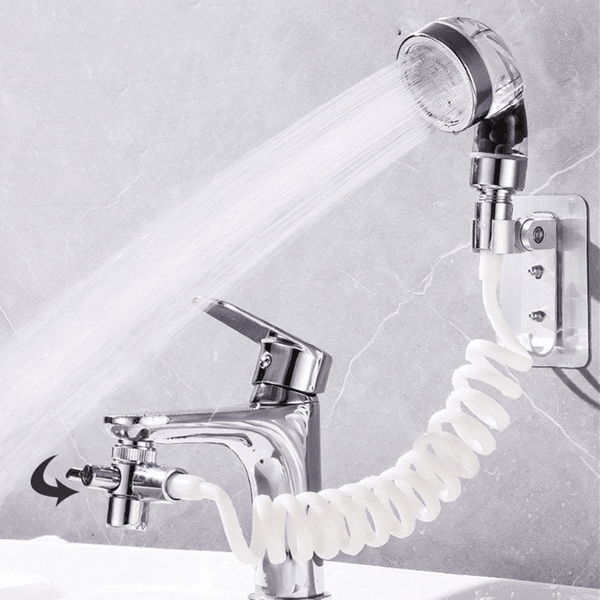 Perfect Dealz Retractable Shower Head or Sink Hose Water Pipe Faucet Bathroom Tap