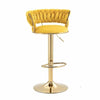 Velvet Swivel Luxury Bar Stool image 12