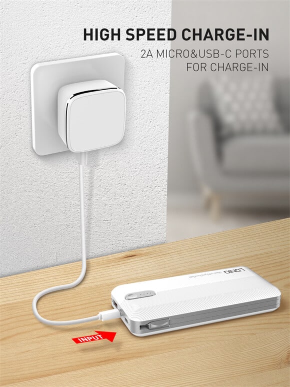 20000mAh Built-in Cable Power Bank image 4