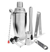 Perfect Dealz 8 Piece Cocktail Shaker Set for Mixing Drinks