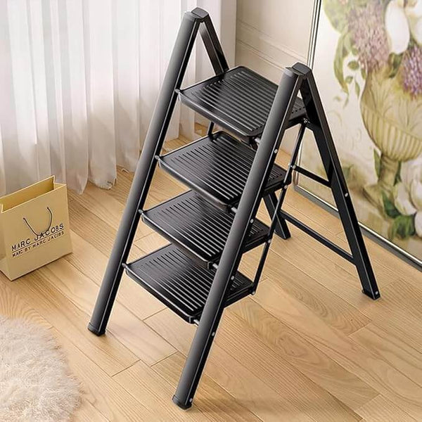 4 Step Anti Slip Folding Stepladder image 1