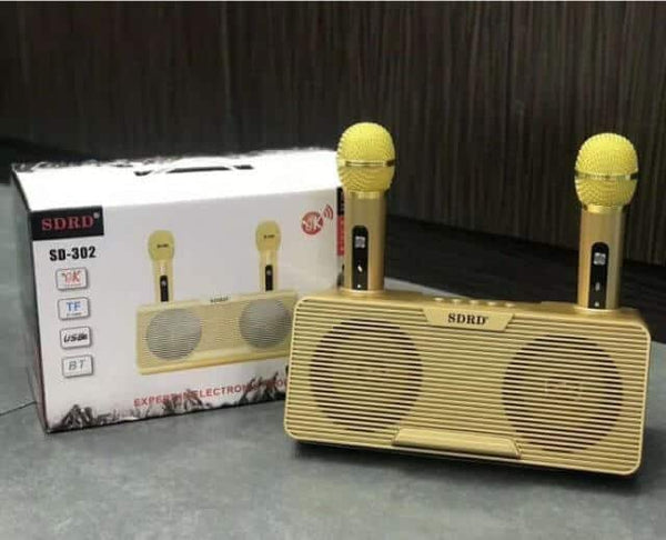 Mini Karaoke Speaker with 2 Microphones image 2