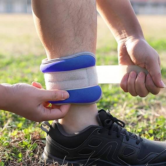 2Kg Compact Ankle and Wrist Weight Cuff image 0